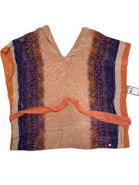 GUESS 100% silk Tunic Top, Size Small